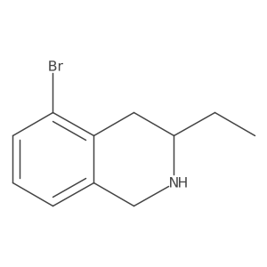 5-Bromo-3-ethyl-1,2,3,4-tetrahydroisoquinoline Structure