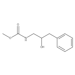 Methyl (2-hydroxy-3-phenylpropyl)carbamate Structure