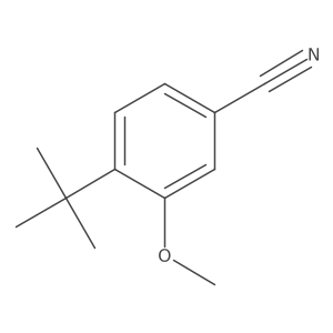 4-(Tert-butyl)-3-methoxybenzonitrile结构式