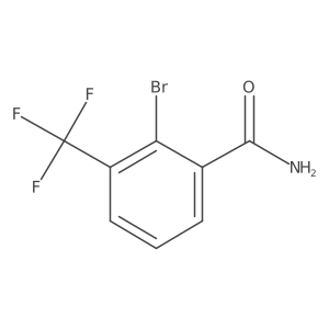 2-Bromo-3-(trifluoromethyl)benzamide Structure