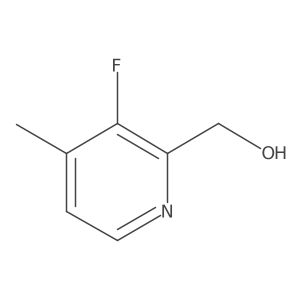 (3-Fluoro-4-methyl-2-pyridinyl)methanol Structure
