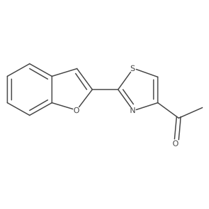 1-[2-(1-Benzofuran-2-yl)-1,3-thiazol-4-yl]ethan-1-one结构式