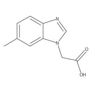 2-(6-methyl-1H-1,3-benzodiazol-1-yl)acetic acid结构式