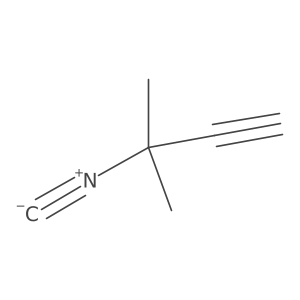 3-Isocyano-3-methylbut-1-yne Structure