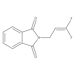 2-(3,3-Difluoroprop-2-en-1-yl)-2,3-dihydro-1H-isoindole-1,3-dione Structure