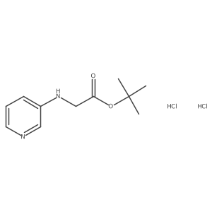 tert-Butyl pyridin-3-ylglycinate dihydrochloride Structure