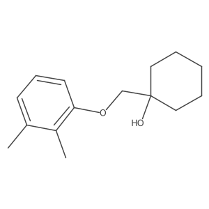 1-((2,3-Dimethylphenoxy)methyl)cyclohexan-1-ol结构式
