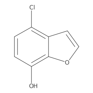 4-Chlorobenzofuran-7-ol结构式