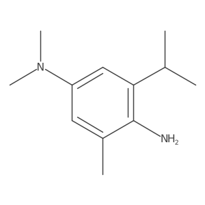 3-Isopropyl-N1,N1,5-trimethylbenzene-1,4-diamine结构式