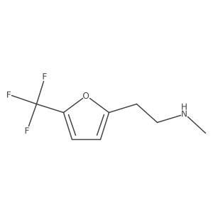 Methyl({2-[5-(trifluoromethyl)furan-2-yl]ethyl})amine Structure