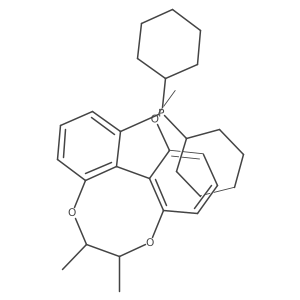 Dicyclohexyl((6S,7S,12aR)-12-methoxy-6,7-dimethyl-6,7-dihydrodibenzo[e,g][1,4]dioxocin-1-yl)phosphine Structure
