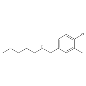[(4-Chloro-3-methylphenyl)methyl][3-(methylsulfanyl)propyl]amine结构式