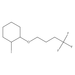 1-Iodo-2-(4,4,4-trifluorobutoxy)cyclohexane Structure