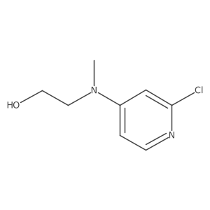 2-((2-Chloropyridin-4-yl)(methyl)amino)ethan-1-ol结构式