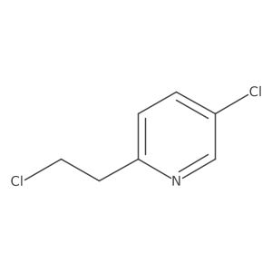 5-Chloro-2-(2-chloroethyl)pyridine Structure
