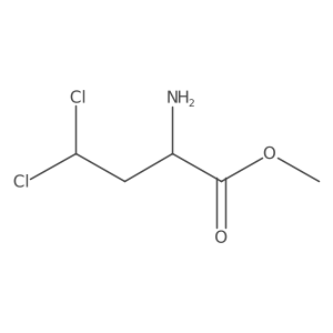 Methyl 2-amino-4,4-dichlorobutanoate结构式