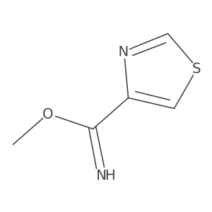 Methyl 1,3-thiazole-4-carboximidate Structure