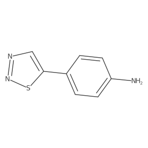 4-(1,2,3-Thiadiazol-5-yl)aniline结构式