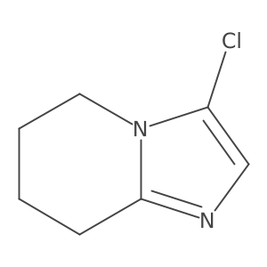 3-Chloro-5,6,7,8-tetrahydroimidazo[1,2-a]pyridine Structure