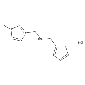 1-(1-methyl-1H-pyrazol-3-yl)-N-(2-thienylmethyl)methanamine Structure