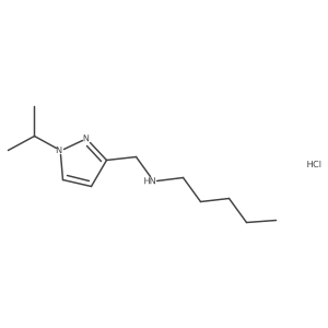 [(1-isopropyl-1H-pyrazol-3-yl)methyl]pentylamine结构式