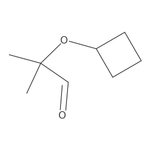 2-Cyclobutoxy-2-methylpropanal结构式