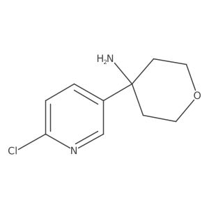 4-(6-Chloro-3-pyridinyl)tetrahydro-2H-pyran-4-amine Structure