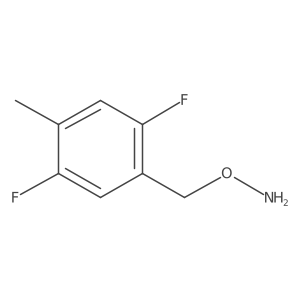 O-[(2,5-difluoro-4-methylphenyl)methyl]hydroxylamine结构式