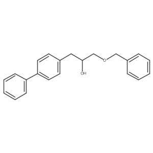 (alphaS)-alpha-[(Phenylmethoxy)methyl][1,1'-biphenyl]-4-ethanol结构式