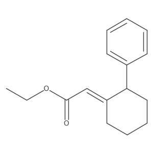 Ethyl 2-(2-phenylcyclohexylidene)acetate Structure