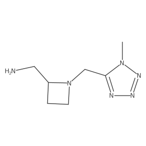 {1-[(1-methyl-1H-1,2,3,4-tetrazol-5-yl)methyl]azetidin-2-yl}methanamine Structure