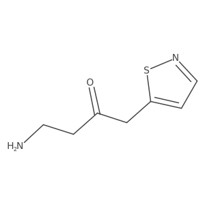 4-Amino-1-(1,2-thiazol-5-yl)butan-2-one Structure