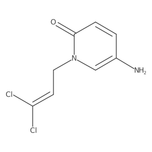 5-Amino-1-(3,3-dichloroprop-2-en-1-yl)-1,2-dihydropyridin-2-one Structure