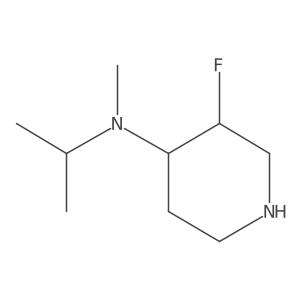 3-fluoro-N-methyl-N-(propan-2-yl)piperidin-4-amine Structure