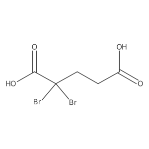 2,2-Dibromopentanedioic acid结构式