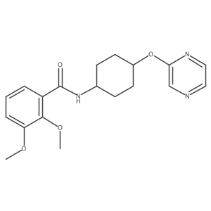 2,3-dimethoxy-N-((1r,4r)-4-(pyrazin-2-yloxy)cyclohexyl)benzamide结构式