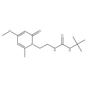 1-(tert-butyl)-3-(2-(4-methoxy-6-methyl-2-oxopyridin-1(2H)-yl)ethyl)urea Structure