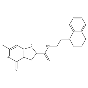 N-[2-(3,4-dihydro-2H-quinolin-1-yl)ethyl]-6-methyl-4-oxo-2,3,3a,5-tetrahydro-1H-pyrazolo[1,5-a]pyrazine-2-carboxamide Structure