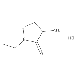 4-Amino-2-ethyl-1,2-oxazolidin-3-one hydrochloride结构式