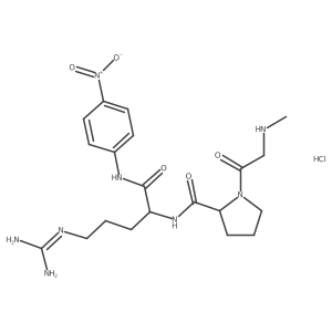 Sar-Pro-Arg-pNA Hydrochloride Structure