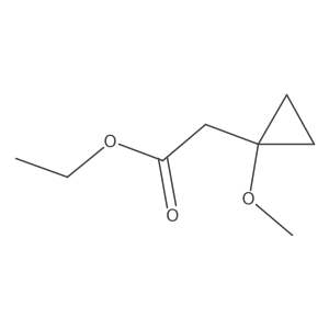 Ethyl 2-(1-methoxycyclopropyl)acetate结构式