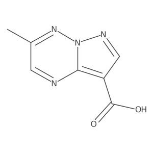 3-Methylpyrazolo[1,5-b][1,2,4]triazine-8-carboxylic acid结构式
