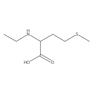 (2R)-2-(ethylamino)-4-(methylsulfanyl)butanoic acid Structure