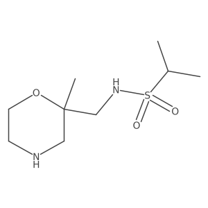N-[(2-methylmorpholin-2-yl)methyl]propane-2-sulfonamide Structure