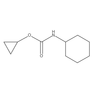 cyclopropyl N-cyclohexylcarbamate Structure