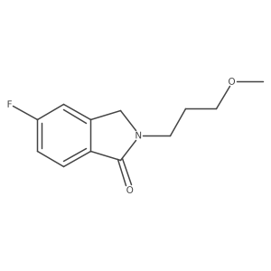 5-fluoro-2-(3-methoxypropyl)-2,3-dihydro-1H-isoindol-1-one Structure