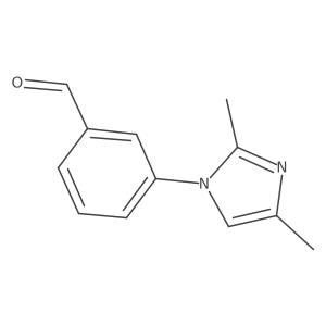 3-(2,4-dimethyl-1H-imidazol-1-yl)benzaldehyde Structure