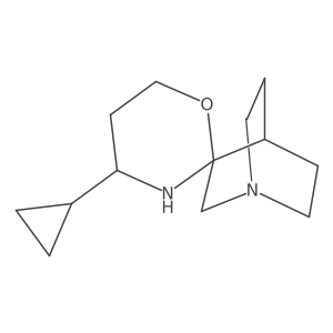 4'-Cyclopropyl-4-azaspiro[bicyclo[2.2.2]octane-2,2'-[1,3]oxazinane] Structure