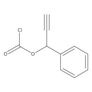 1-Phenylprop-2-yn-1-yl chloroformate Structure