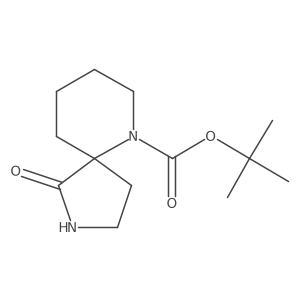 tert-Butyl (S)-1-oxo-2,6-diazaspiro[4.5]decane-6-carboxylate Structure